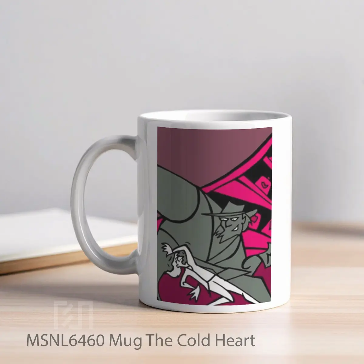 Mug The Cold Heart Gelas Keramik Tema Film MSNL6460 - Tampak Kiri