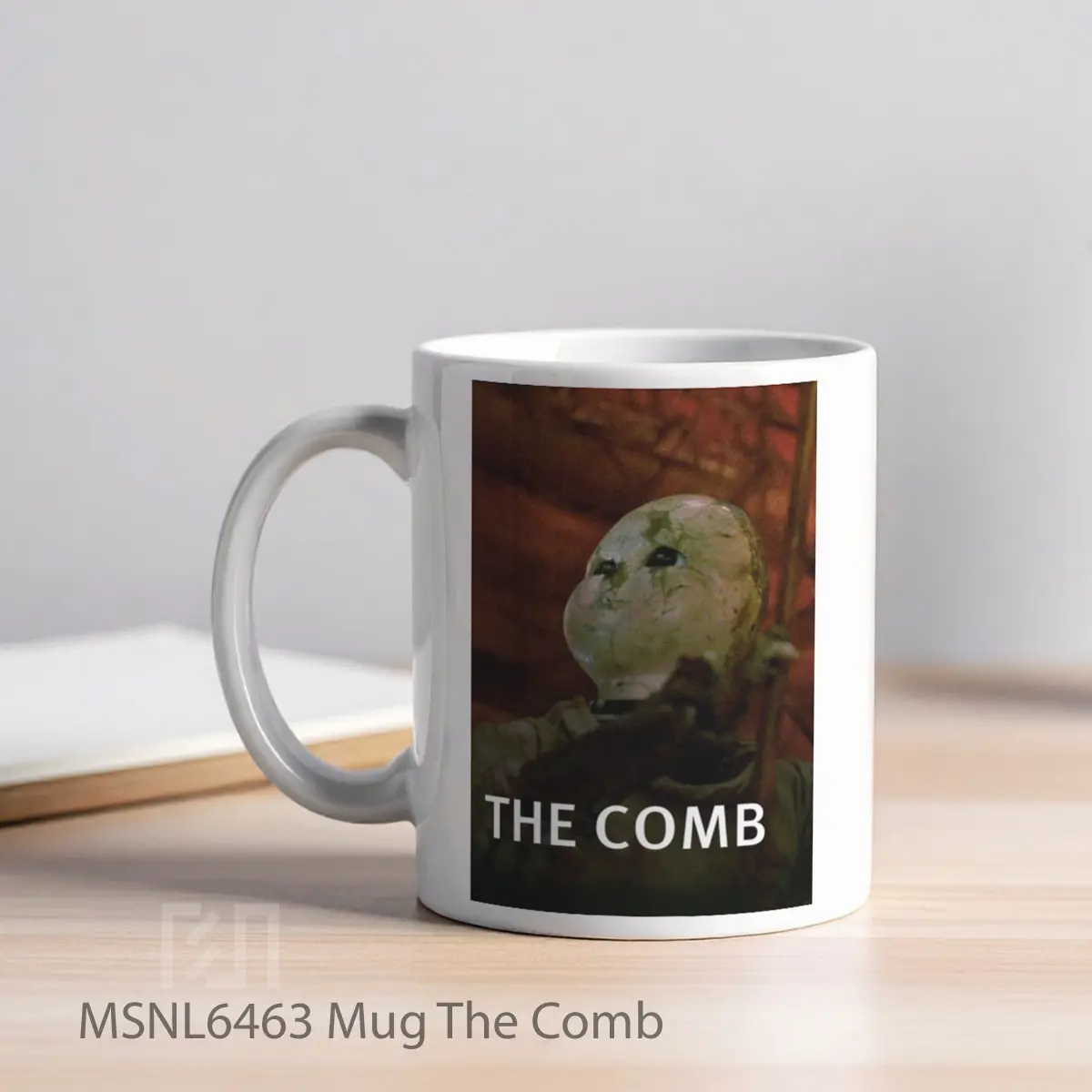 Mug The Comb Gelas Keramik Tema Film MSNL6463 - Tampak Kiri
