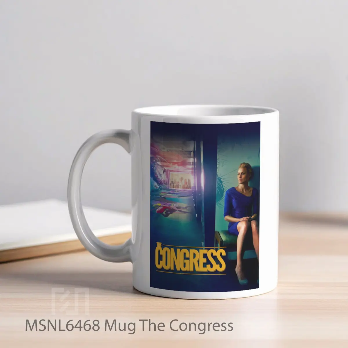 Mug The Congress Gelas Keramik Tema Film MSNL6468 - Tampak Kiri