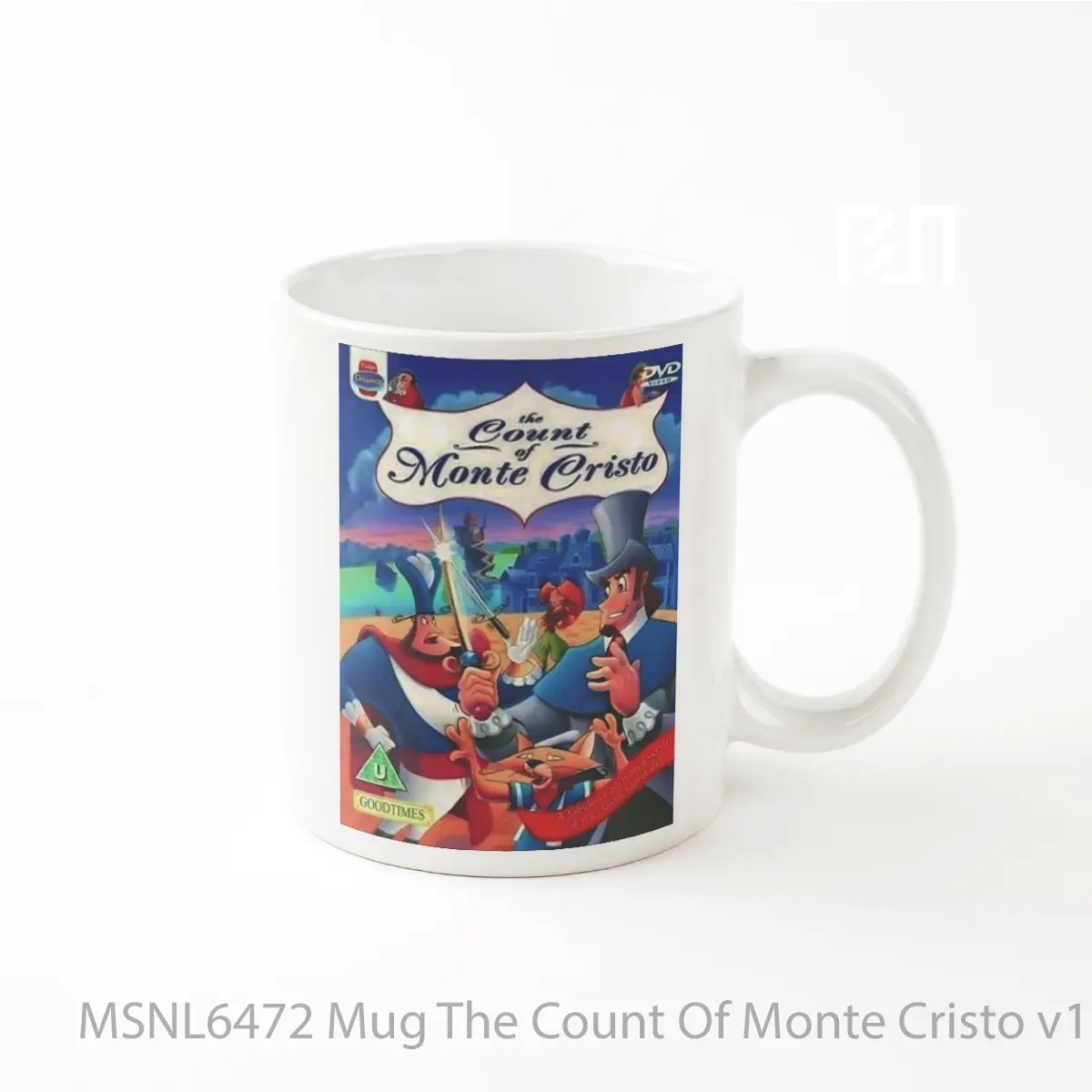 Mug The Count Of Monte Cristo V1 Gelas Keramik Tema Film MSNL6472