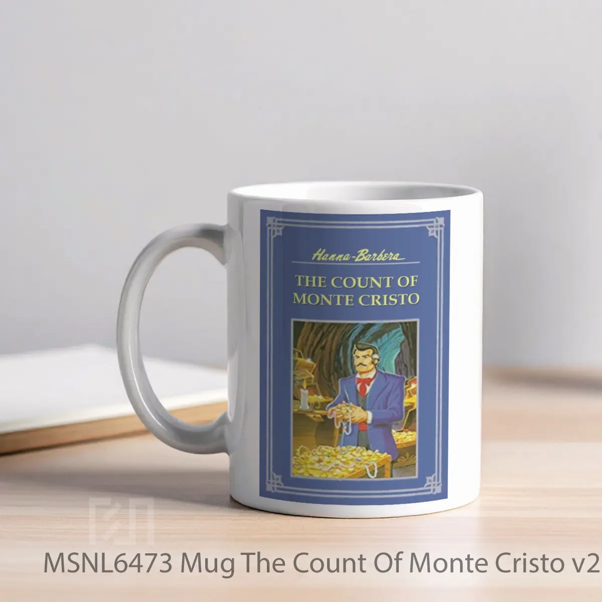 Mug The Count Of Monte Cristo V2 Gelas Keramik Tema Film MSNL6473 - Tampak Kiri