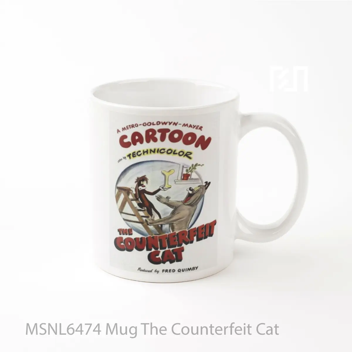 Mug The Counterfeit Cat Gelas Keramik Tema Film MSNL6474
