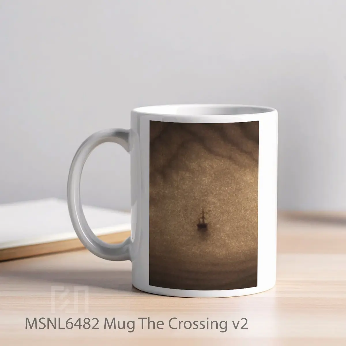Mug The Crossing V2 Gelas Keramik Tema Film MSNL6482 - Tampak Kiri
