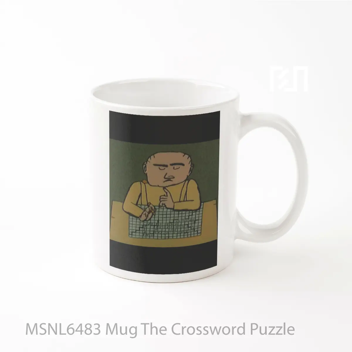 Mug The Crossword Puzzle Gelas Keramik Tema Film MSNL6483