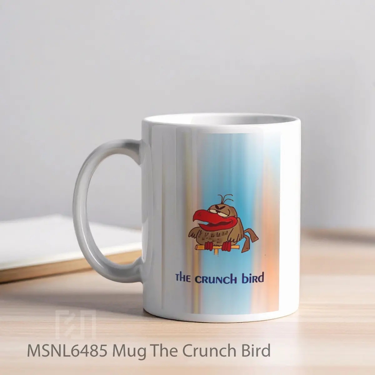 Mug The Crunch Bird Gelas Keramik Tema Film MSNL6485 - Tampak Kiri