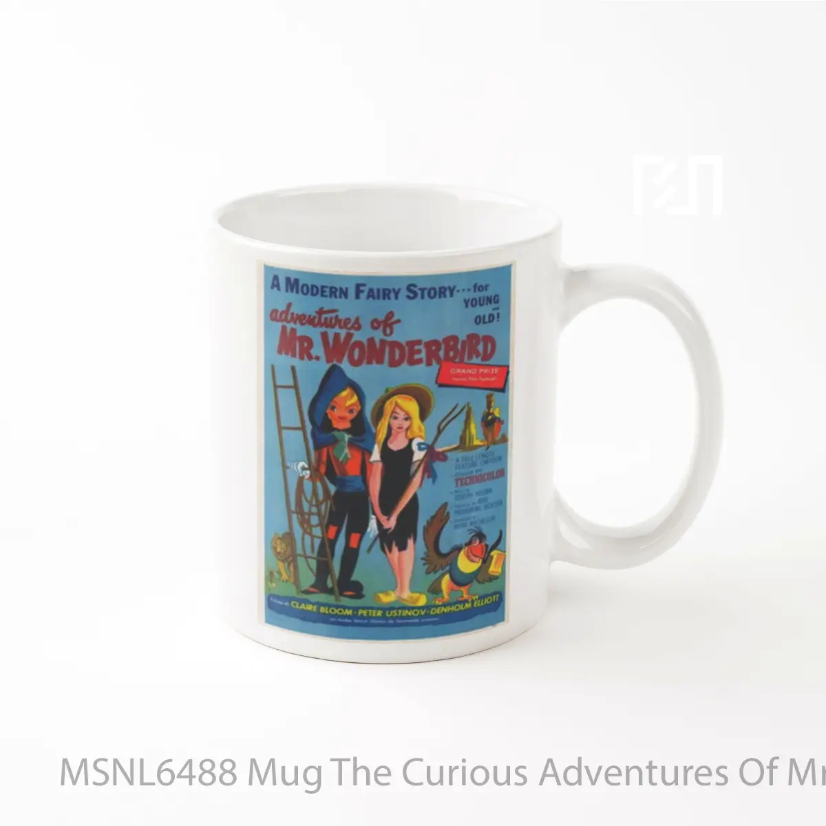 Mug The Curious Adventures Of Mr Wonderbird Gelas Keramik Tema Film MSNL6488