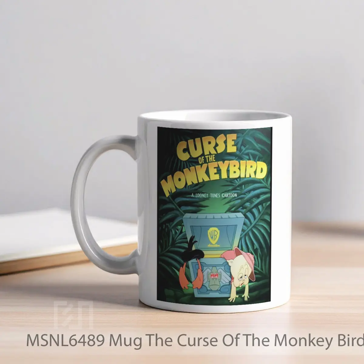 Mug The Curse Of The Monkey Bird Gelas Keramik Tema Film MSNL6489 - Tampak Kiri
