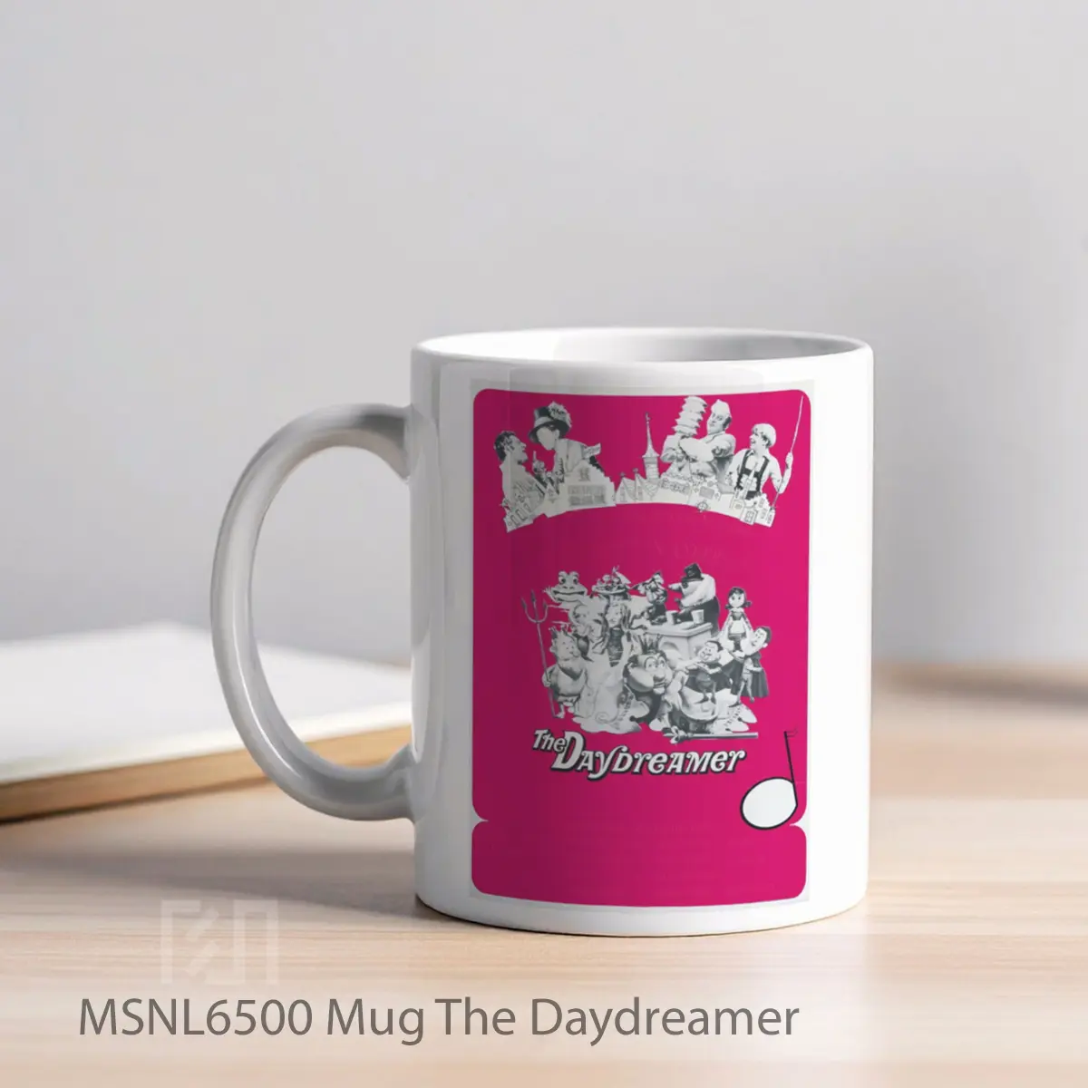 Mug The Daydreamer Gelas Keramik Tema Film MSNL6500 - Tampak Kiri