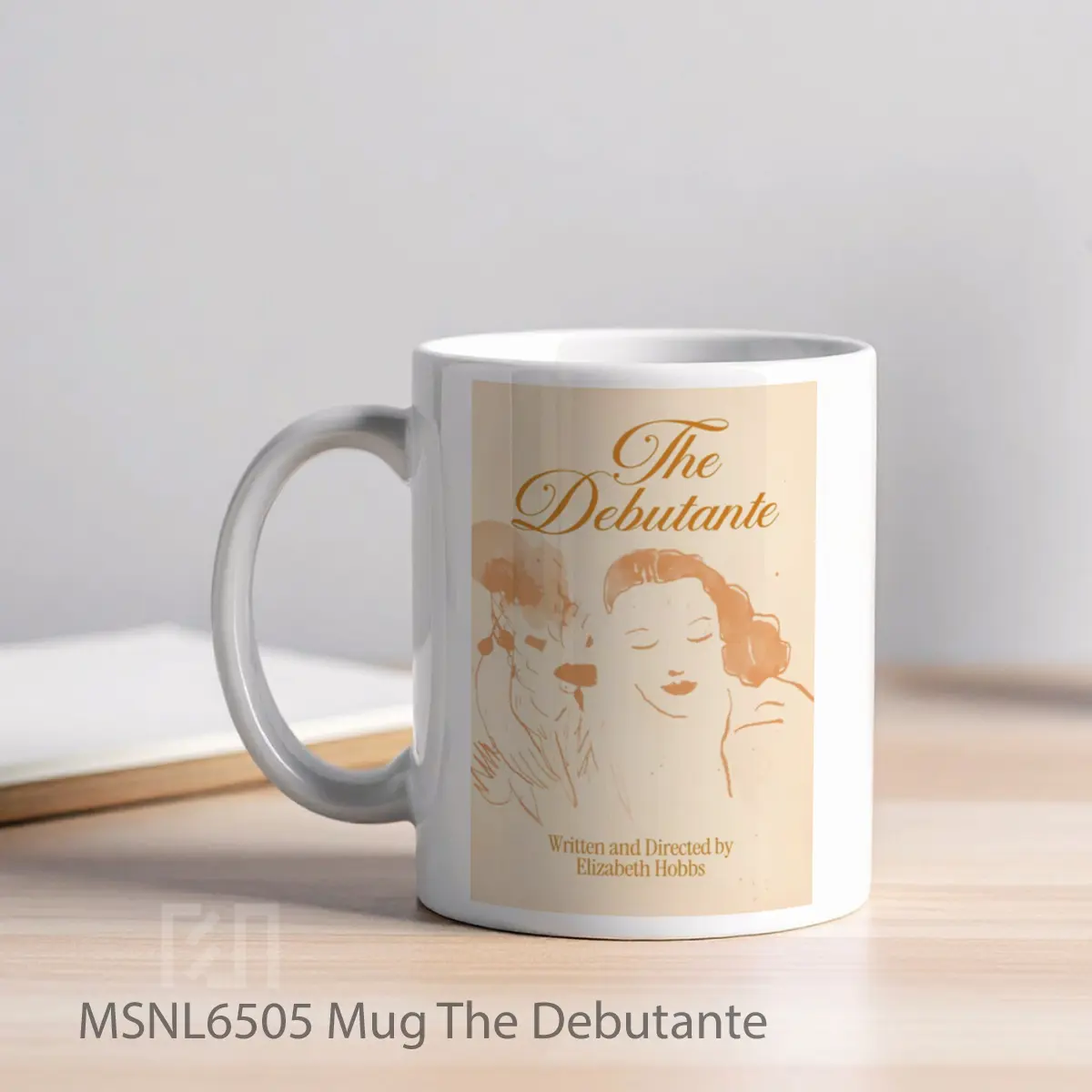 Mug The Debutante Gelas Keramik Tema Film MSNL6505 - Tampak Kiri