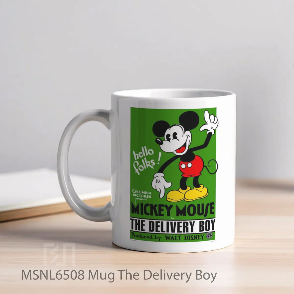 Mug The Delivery Boy Gelas Keramik Tema Film MSNL6508 - Tampak Kiri