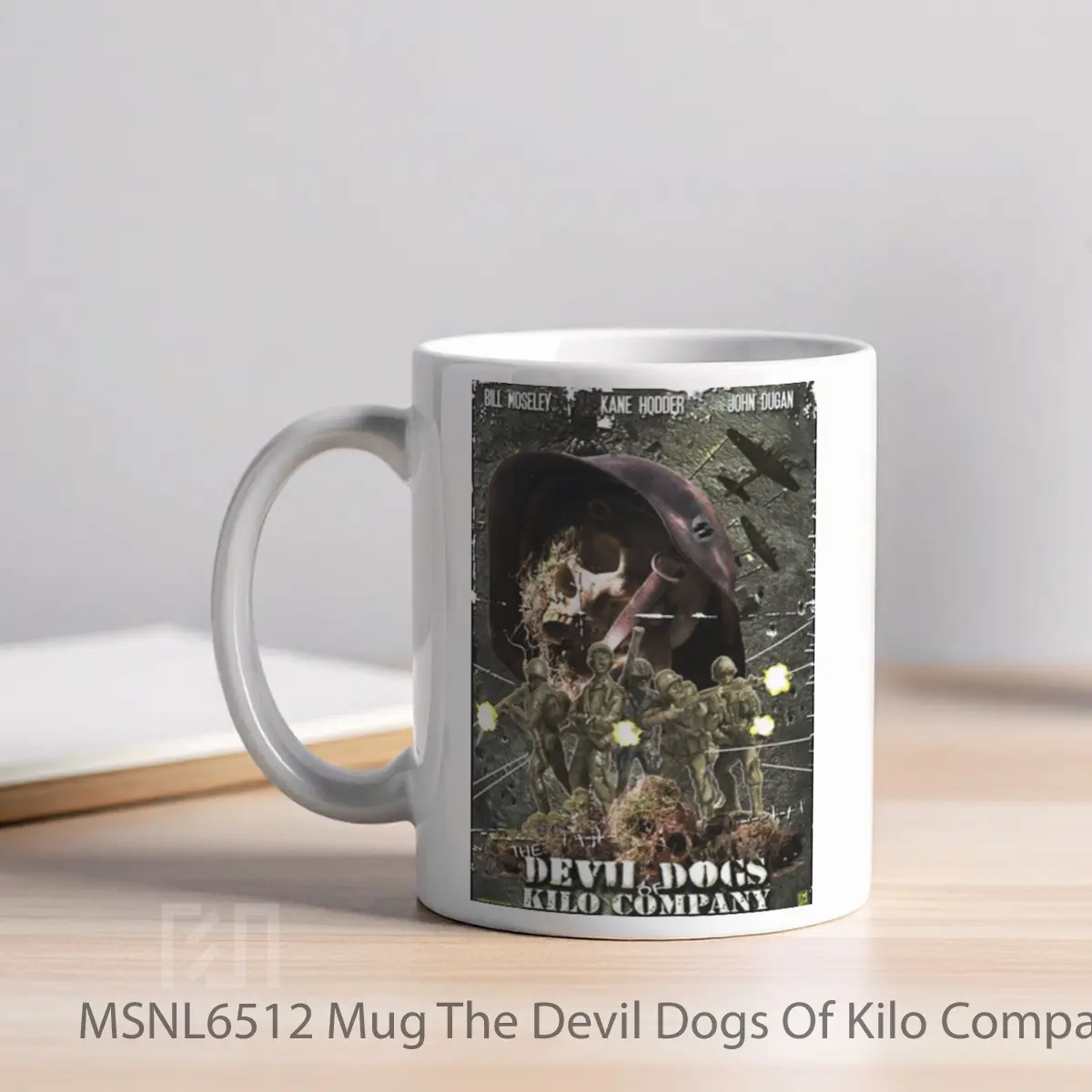 Mug The Devil Dogs Of Kilo Company Gelas Keramik Tema Film MSNL6512 - Tampak Kiri