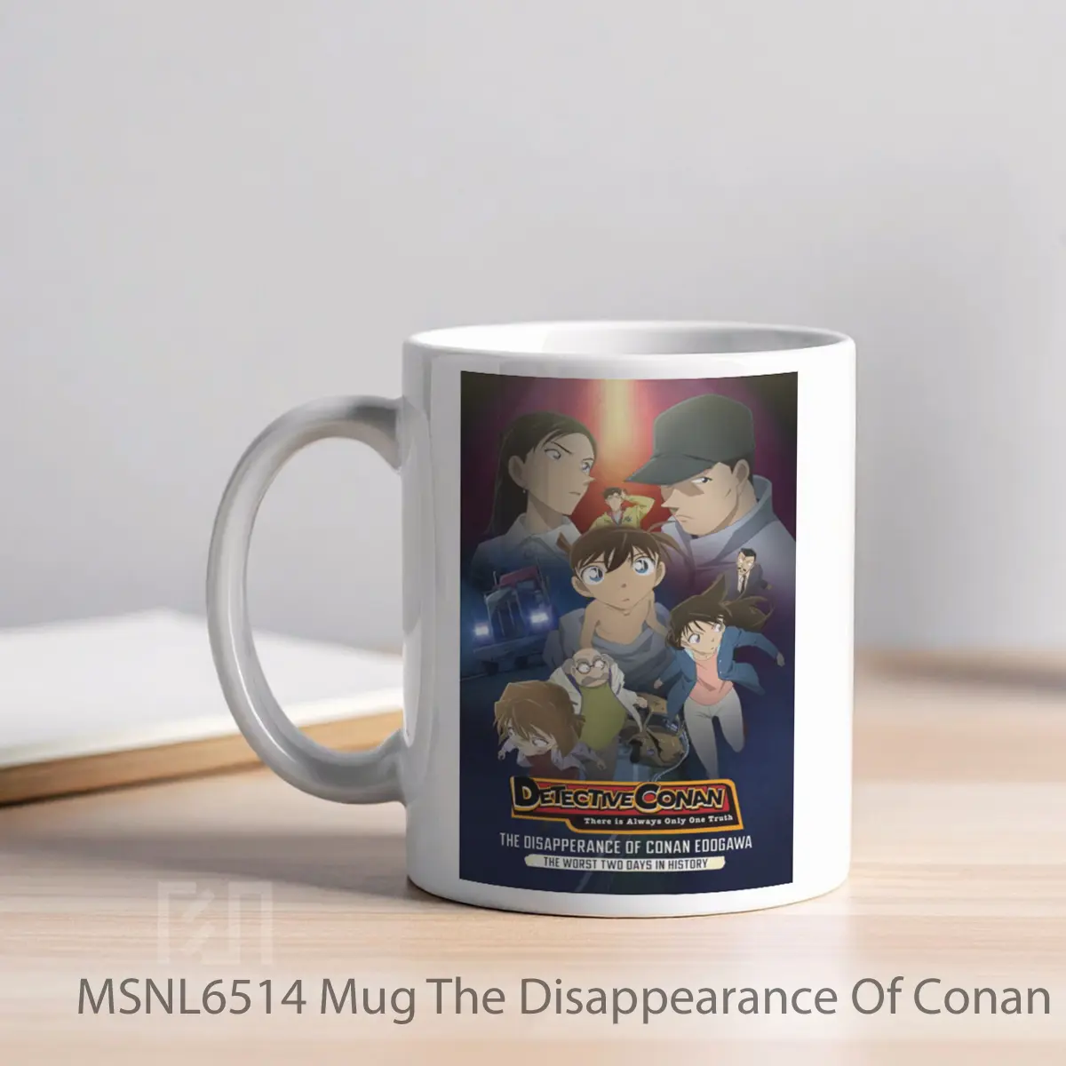 Mug The Disappearance Of Conan Edogawa The Worst Two Days In History Gelas Keramik Tema Film MSNL6514 - Tampak Kiri