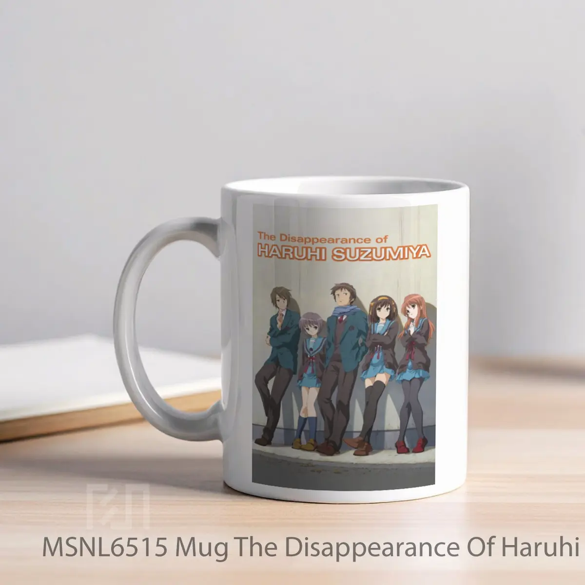 Mug The Disappearance Of Haruhi Suzumiya Gelas Keramik Tema Film MSNL6515 - Tampak Kiri
