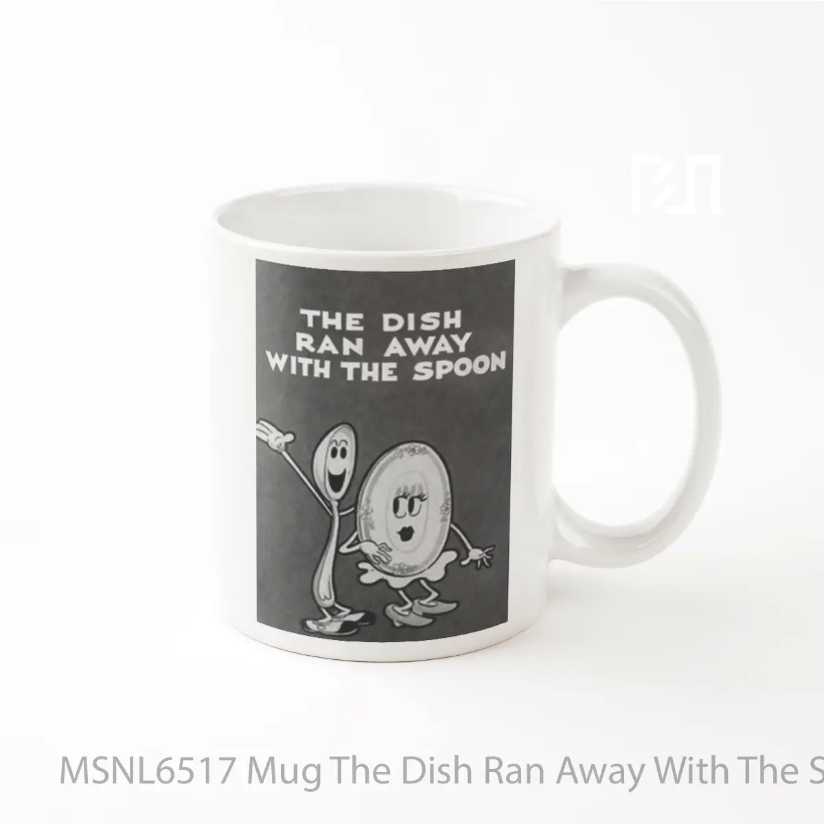 Mug The Dish Ran Away With The Spoon Gelas Keramik Tema Film MSNL6517
