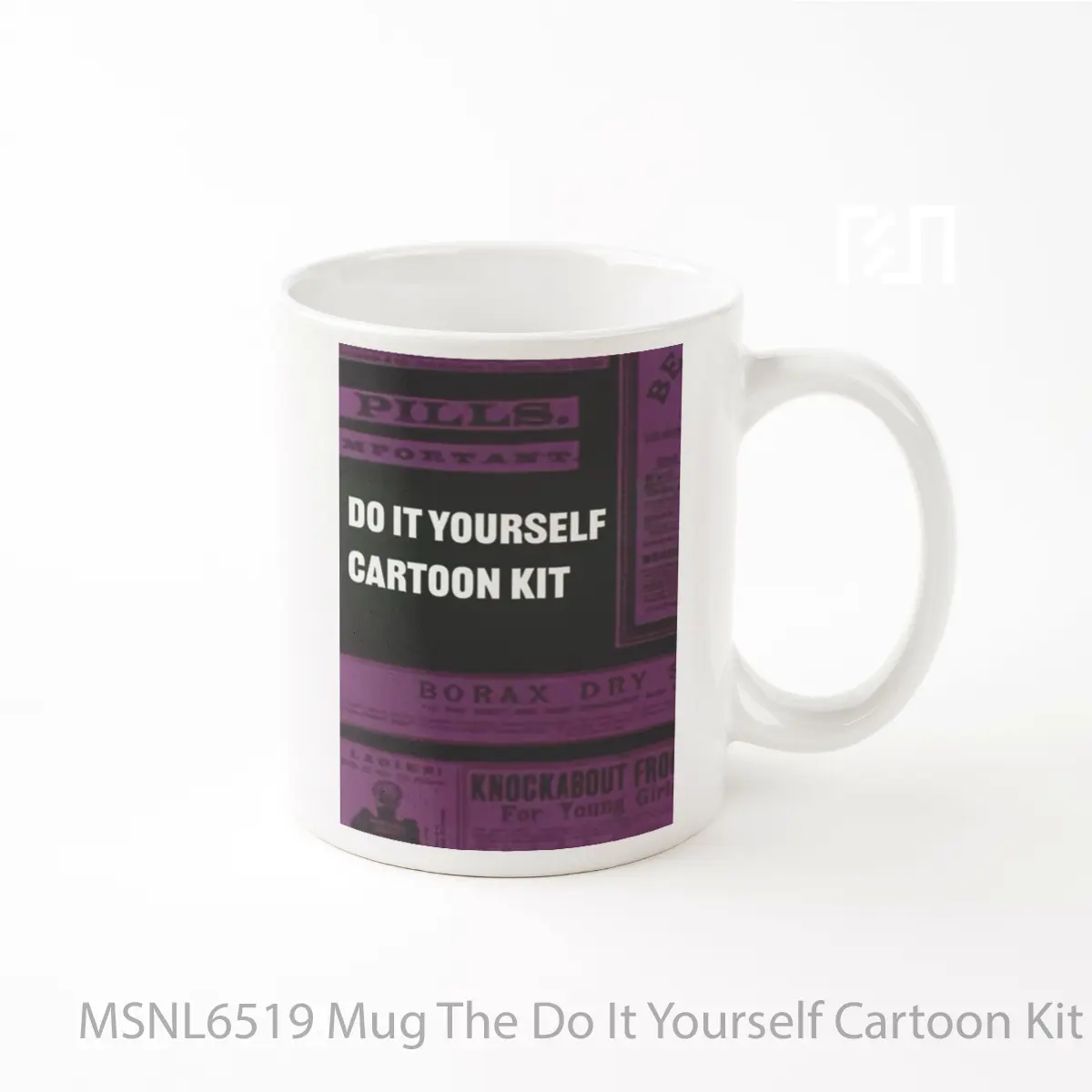 Mug The Do It Yourself Cartoon Kit Gelas Keramik Tema Film MSNL6519