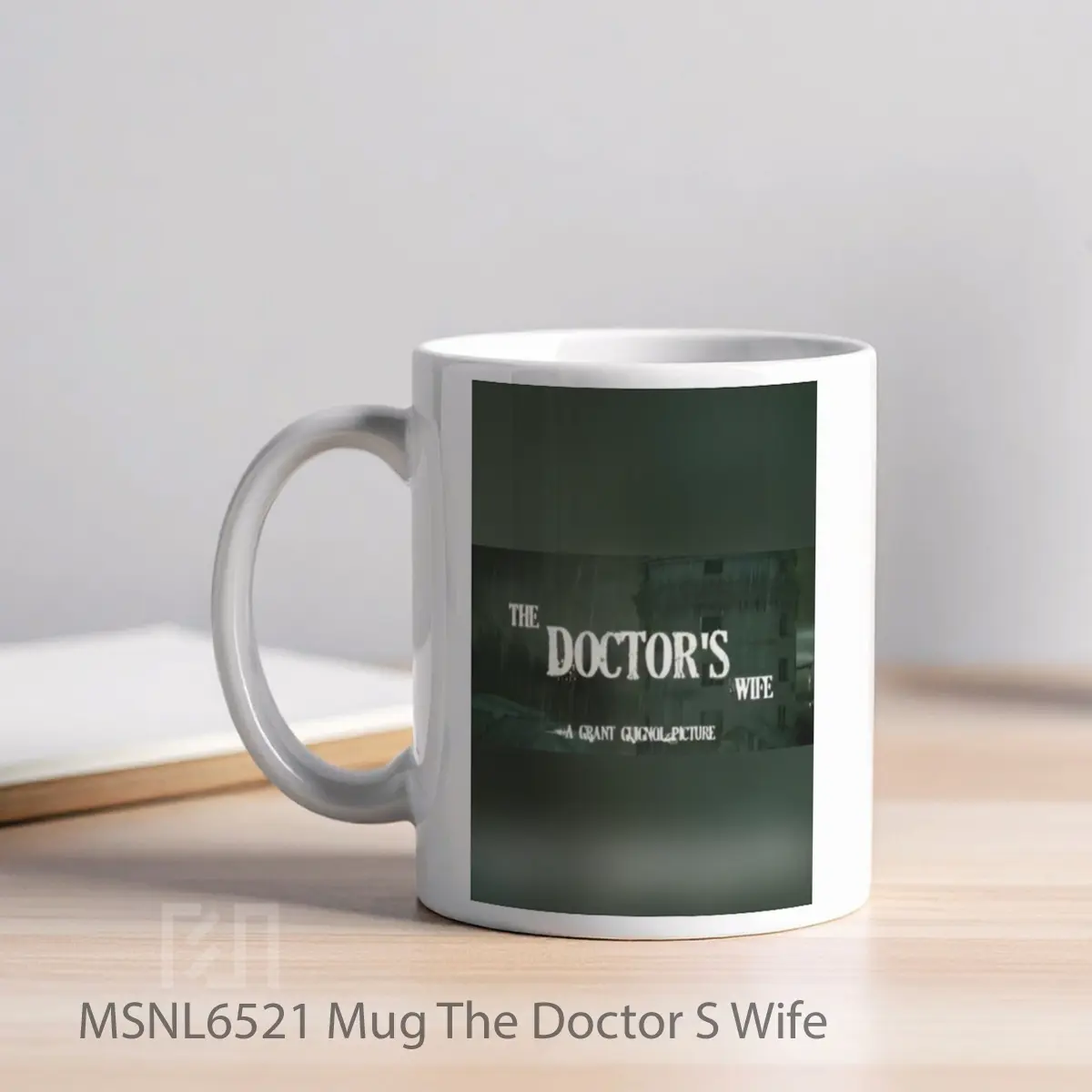 Mug The Doctor S Wife Gelas Keramik Tema Film MSNL6521 - Tampak Kiri