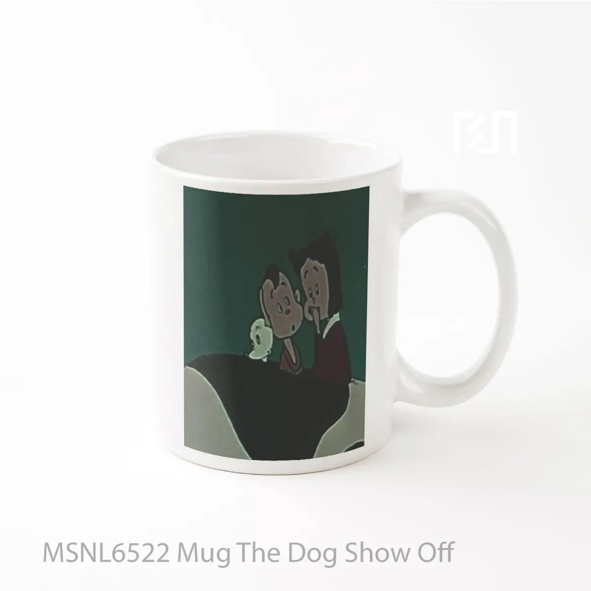 Mug The Dog Show Off Gelas Keramik Tema Film MSNL6522