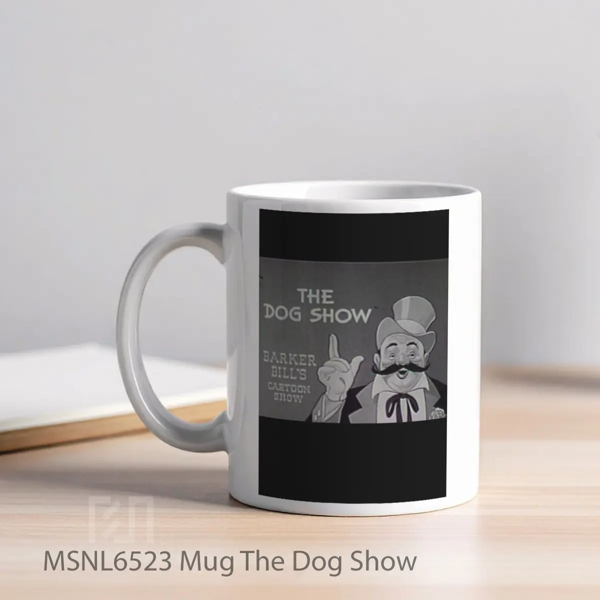 Mug The Dog Show Gelas Keramik Tema Film MSNL6523 - Tampak Kiri