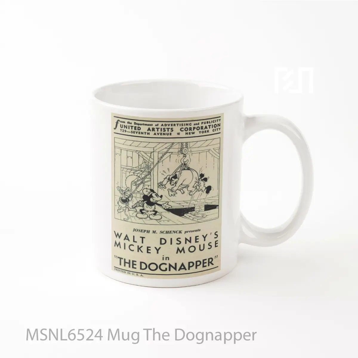 Mug The Dognapper Gelas Keramik Tema Film MSNL6524