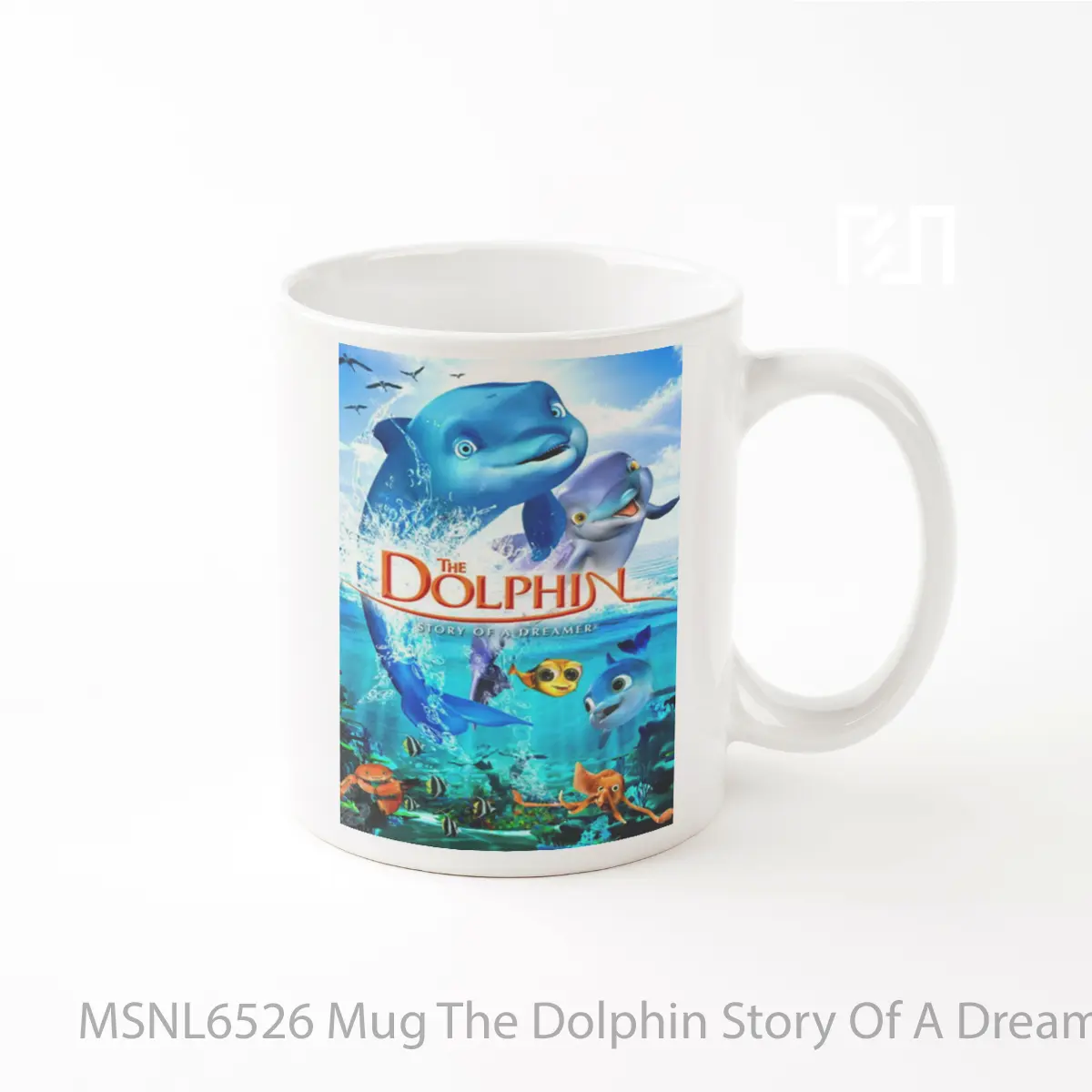 Mug The Dolphin Story Of A Dreamer Gelas Keramik Tema Film MSNL6526