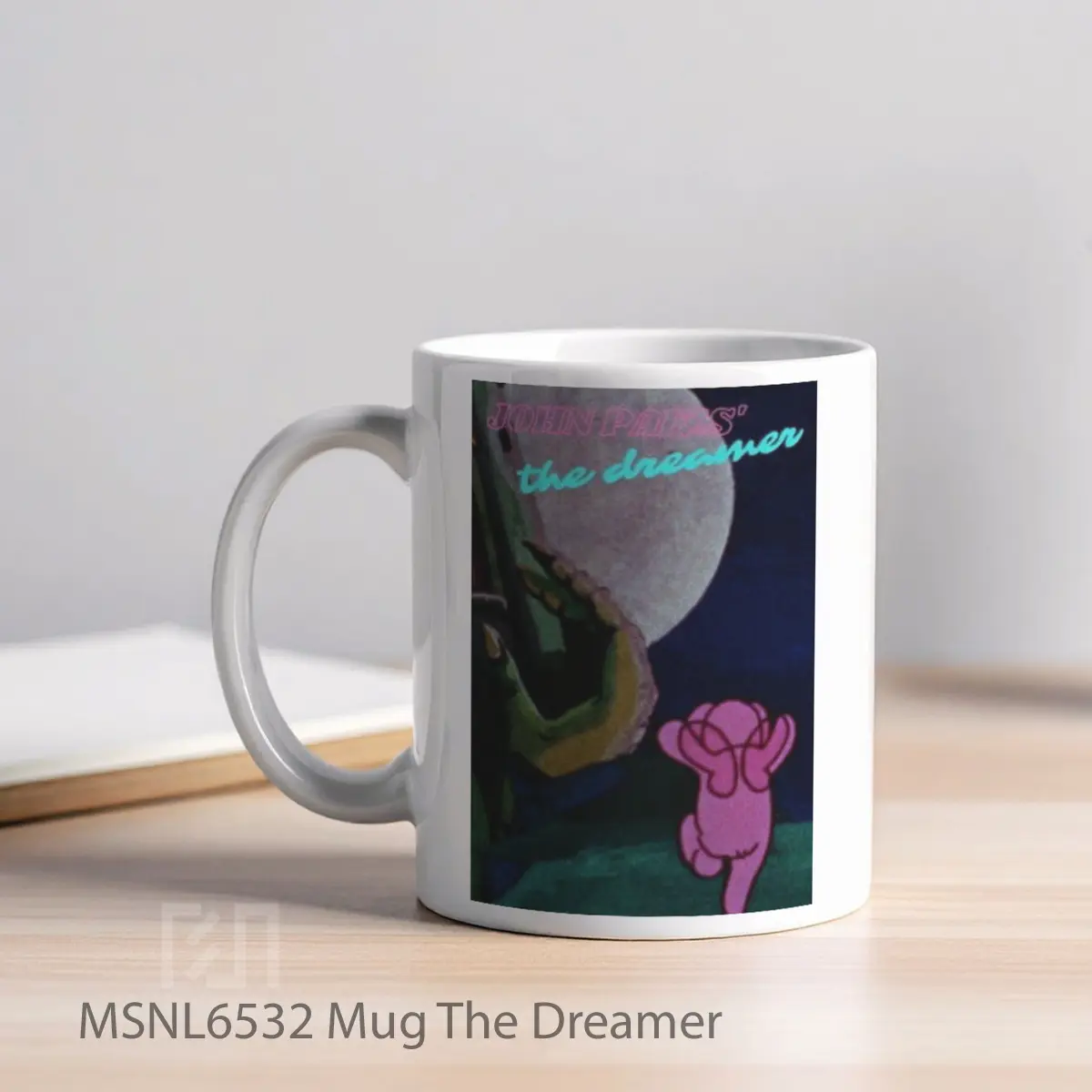 Mug The Dreamer Gelas Keramik Tema Film MSNL6532 - Tampak Kiri