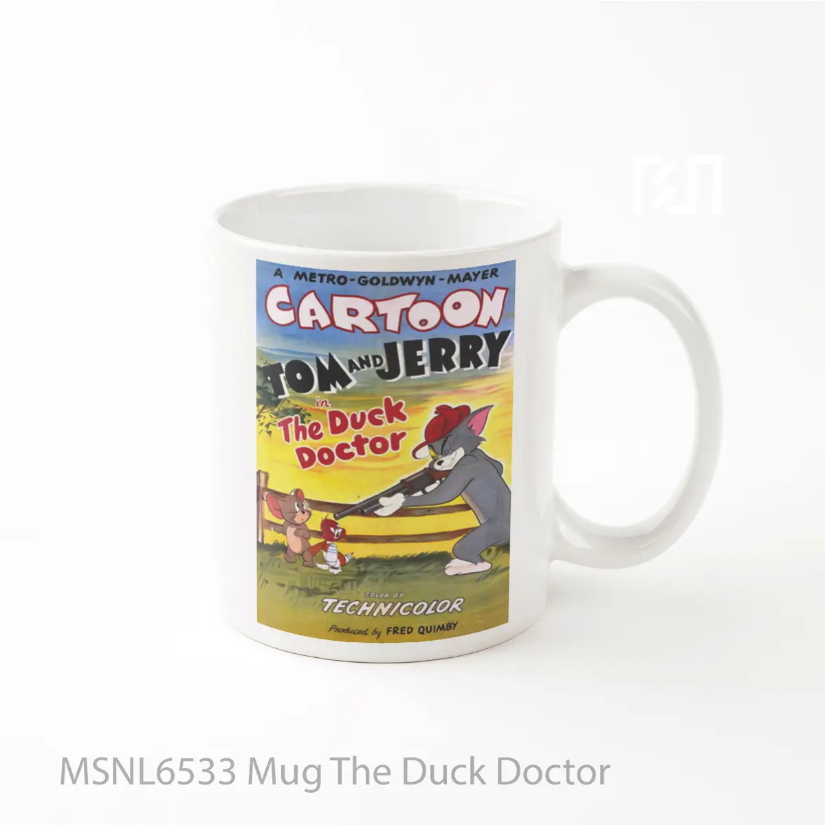 Mug The Duck Doctor Gelas Keramik Tema Film MSNL6533