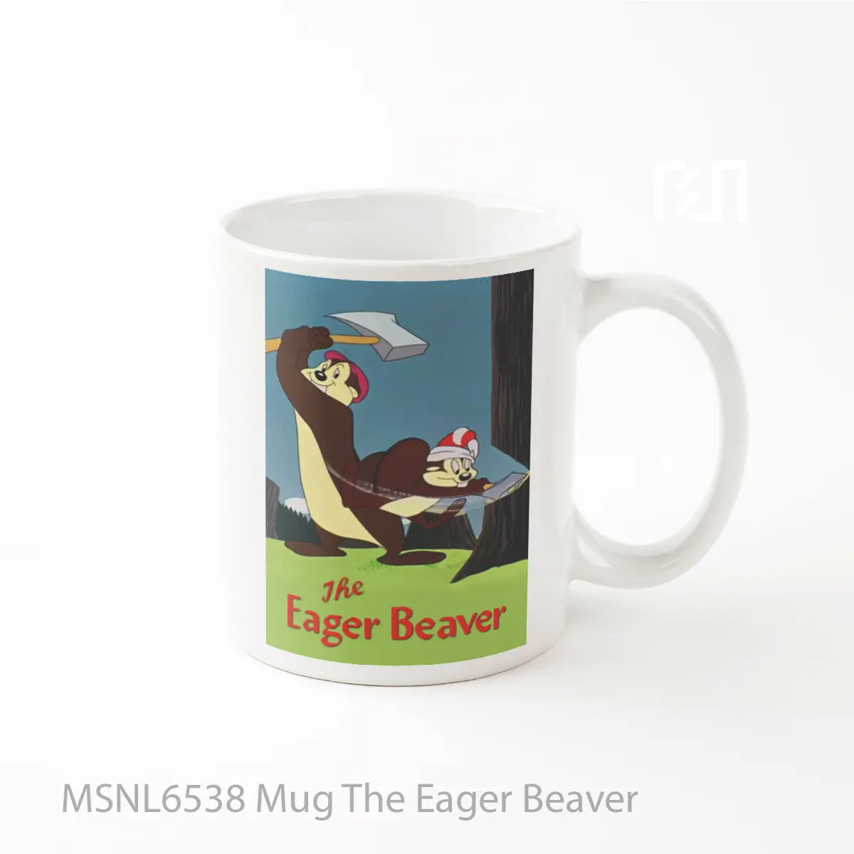 Mug The Eager Beaver Gelas Keramik Tema Film MSNL6538