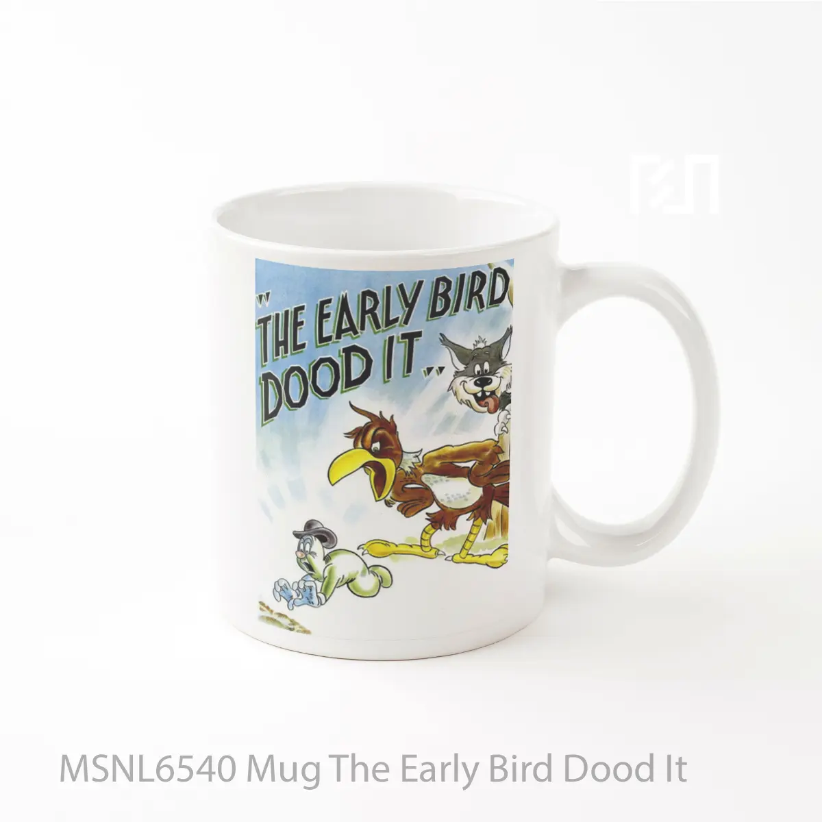 Mug The Early Bird Dood It Gelas Keramik Tema Film MSNL6540