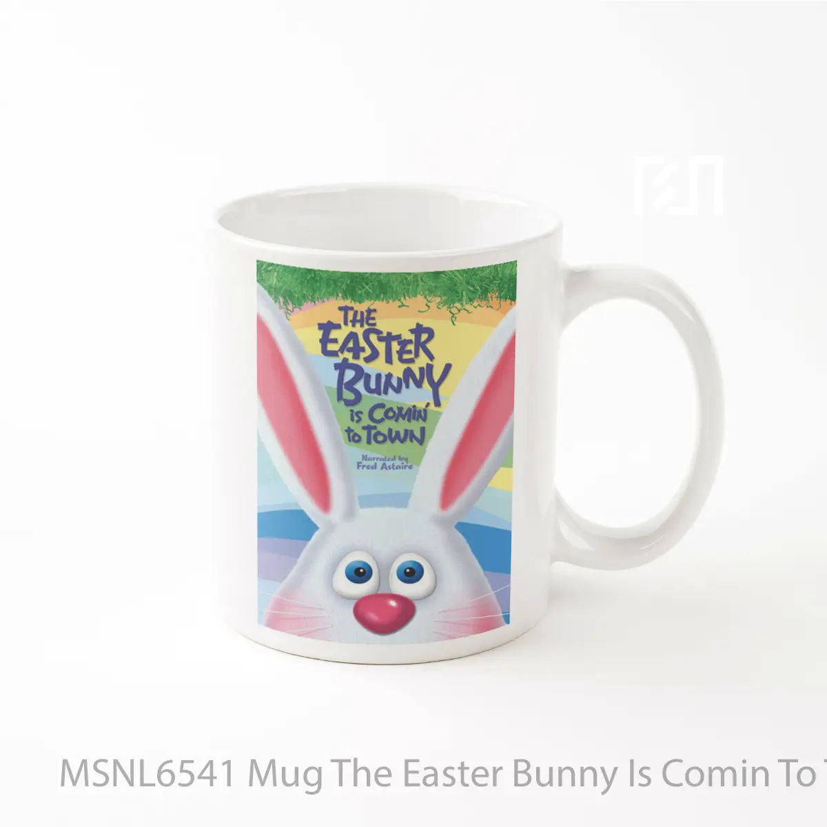 Mug The Easter Bunny Is Comin To Town Gelas Keramik Tema Film MSNL6541