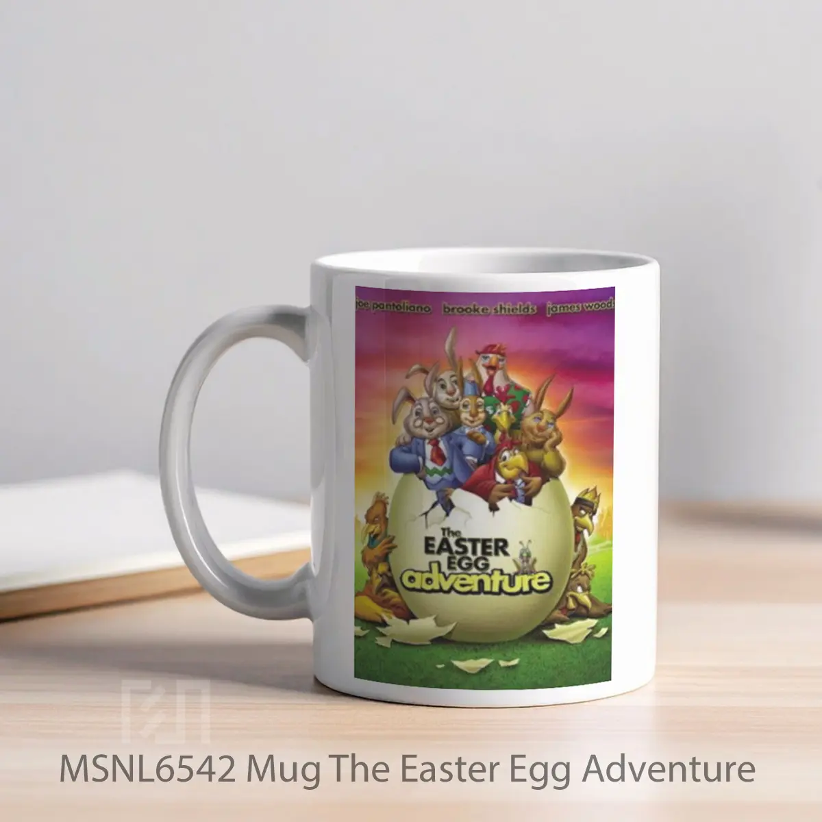 Mug The Easter Egg Adventure Gelas Keramik Tema Film MSNL6542 - Tampak Kiri