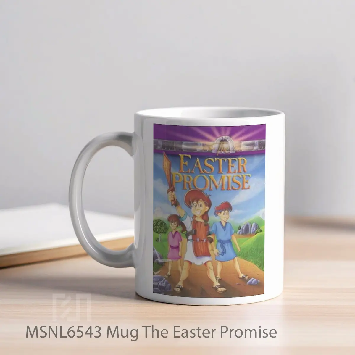 Mug The Easter Promise Gelas Keramik Tema Film MSNL6543 - Tampak Kiri