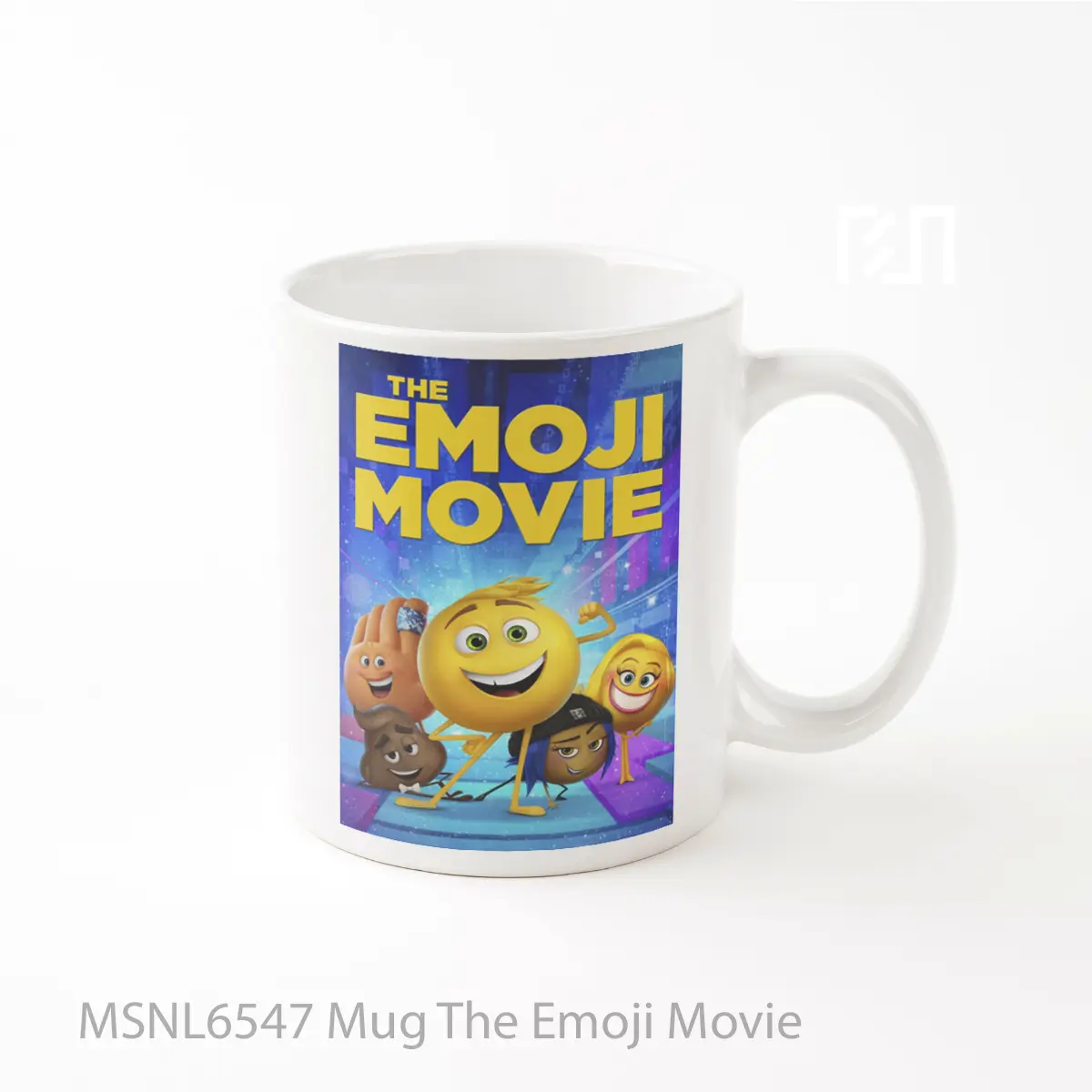 Mug The Emoji Movie Gelas Keramik Tema Film MSNL6547