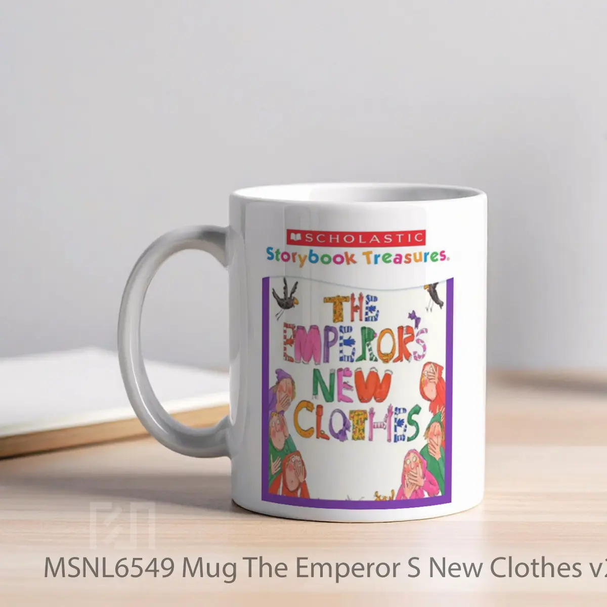 Mug The Emperor S New Clothes V2 Gelas Keramik Tema Film MSNL6549 - Tampak Kiri