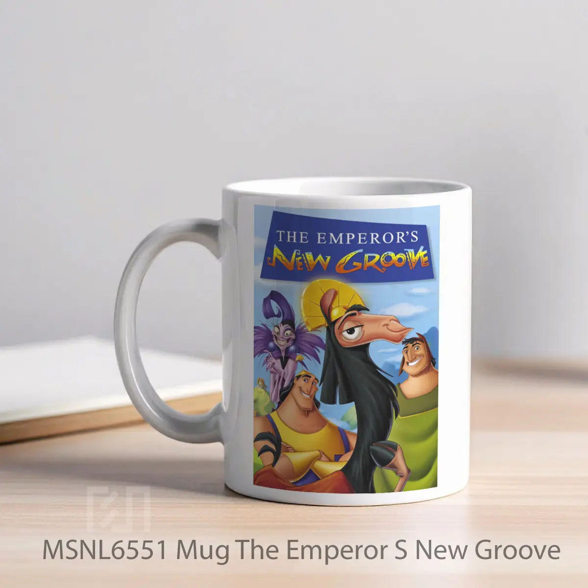 Mug The Emperor S New Groove Gelas Keramik Tema Film MSNL6551 - Tampak Kiri