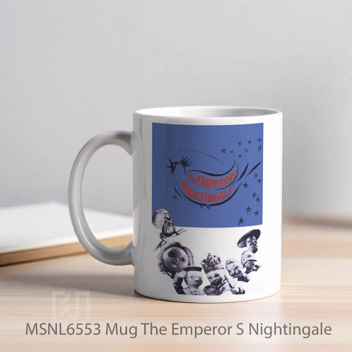 Mug The Emperor S Nightingale Gelas Keramik Tema Film MSNL6553 - Tampak Kiri