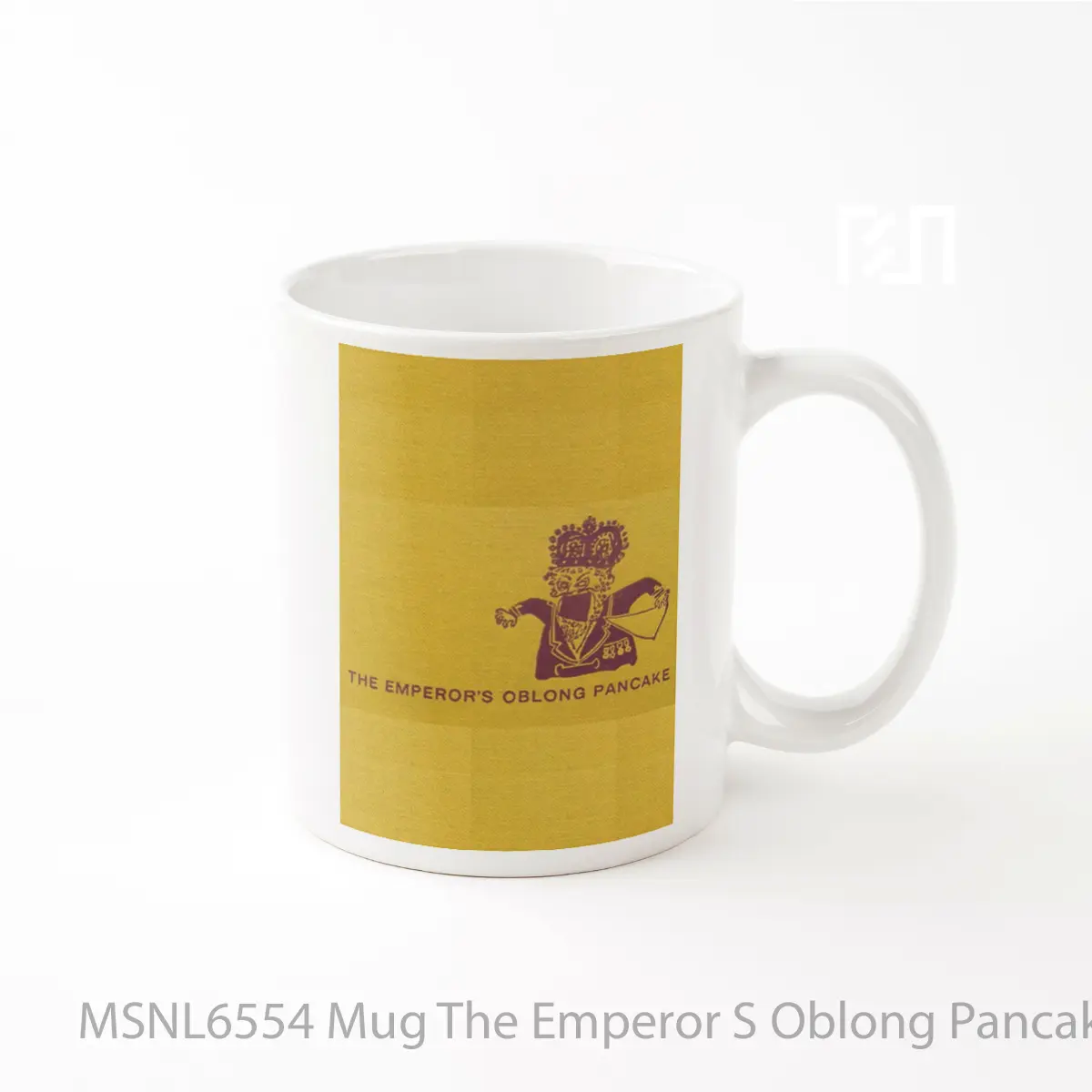 Mug The Emperor S Oblong Pancake Gelas Keramik Tema Film MSNL6554