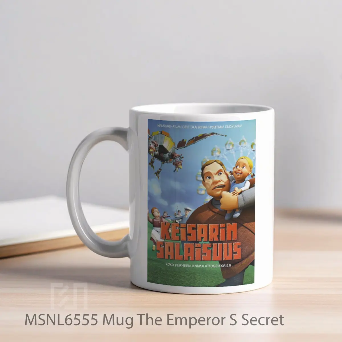 Mug The Emperor S Secret Gelas Keramik Tema Film MSNL6555 - Tampak Kiri