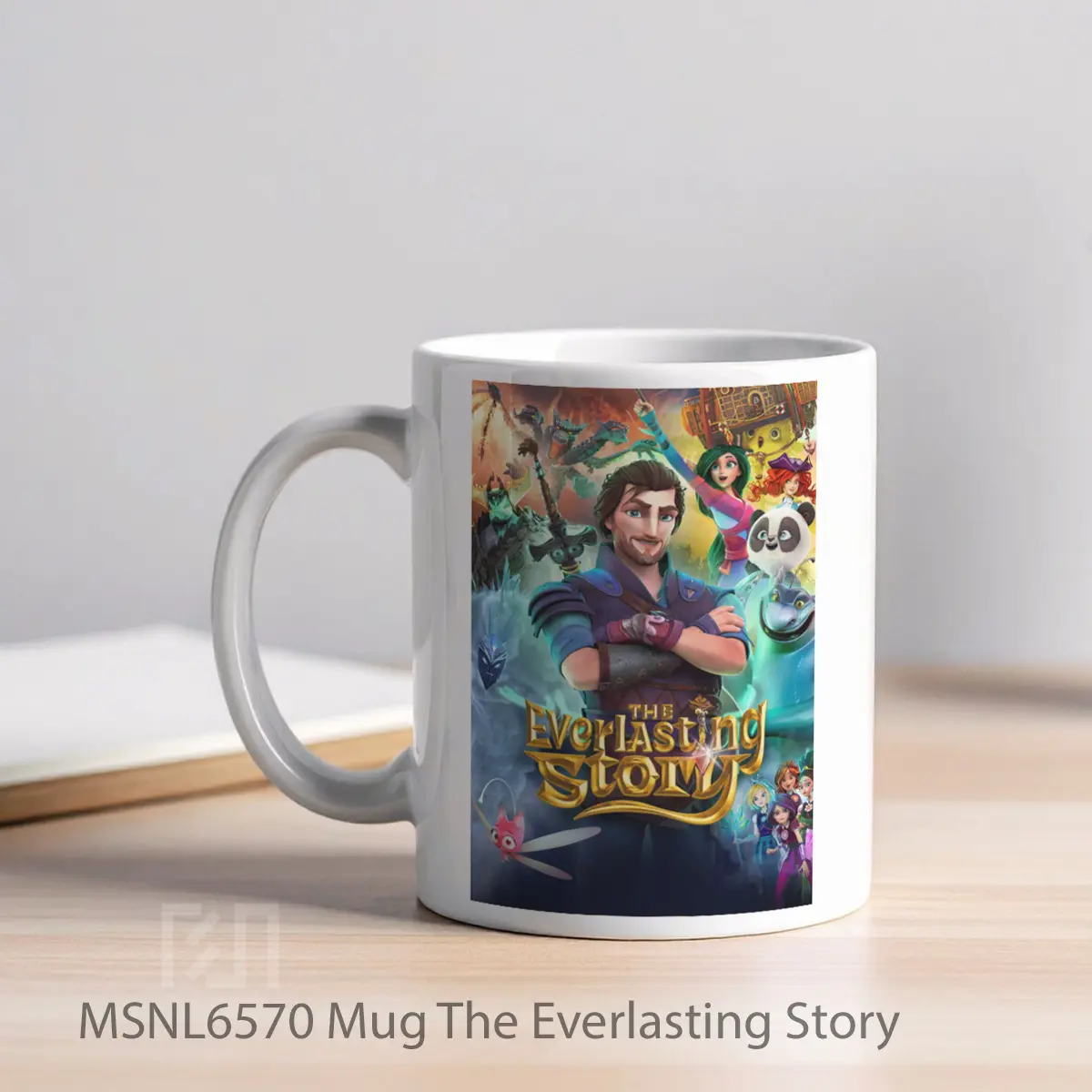 Mug The Everlasting Story Gelas Keramik Tema Film MSNL6570 - Tampak Kiri