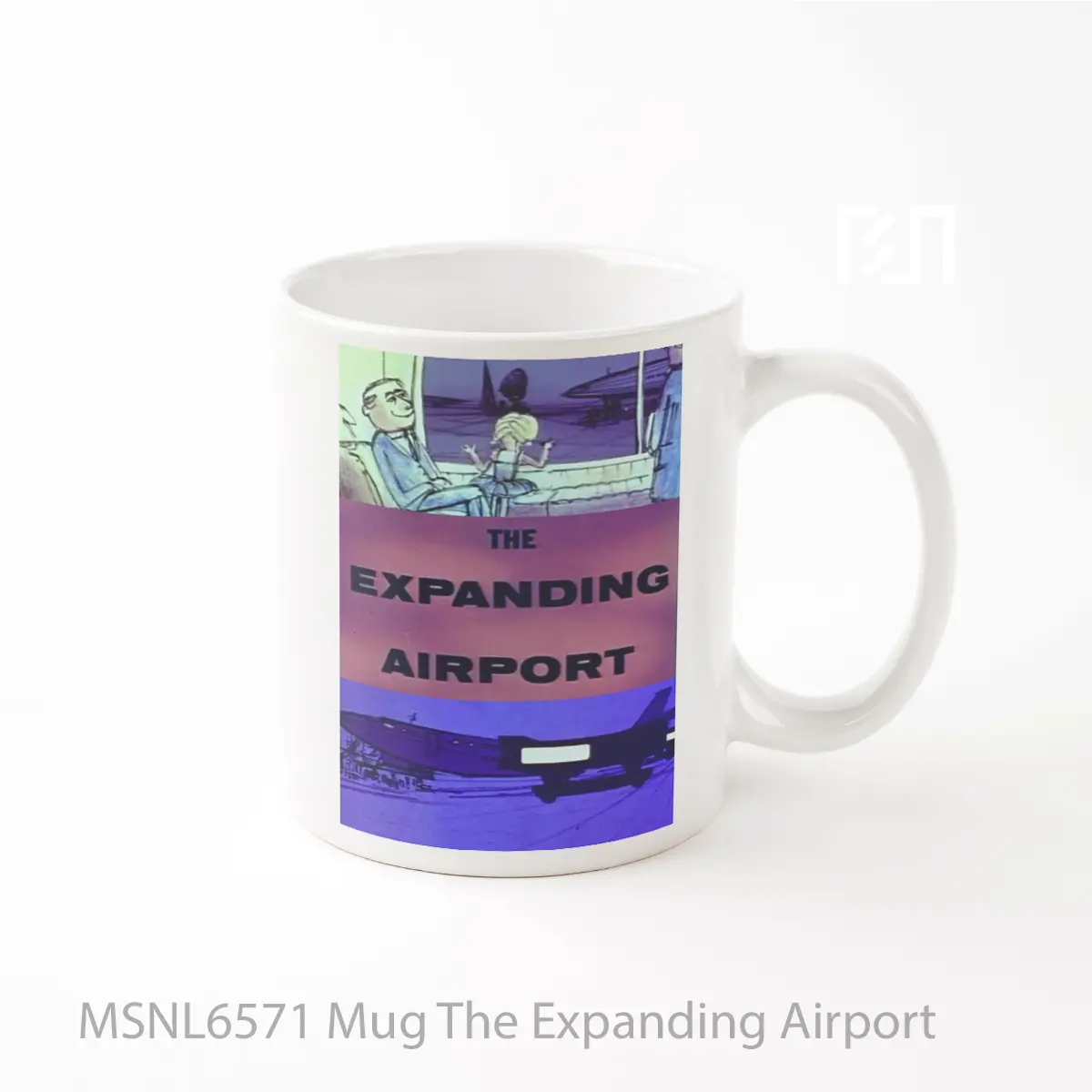 Mug The Expanding Airport Gelas Keramik Tema Film MSNL6571