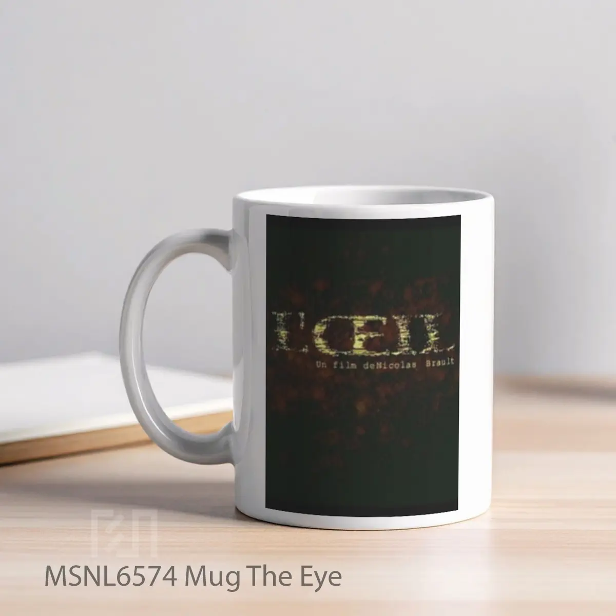 Mug The Eye Gelas Keramik Tema Film MSNL6574 - Tampak Kiri