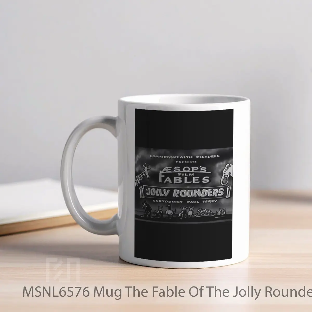 Mug The Fable Of The Jolly Rounders Gelas Keramik Tema Film MSNL6576 - Tampak Kiri
