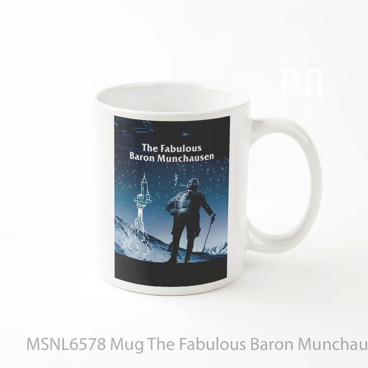 Mug The Fabulous Baron Munchausen Gelas Keramik Tema Film MSNL6578