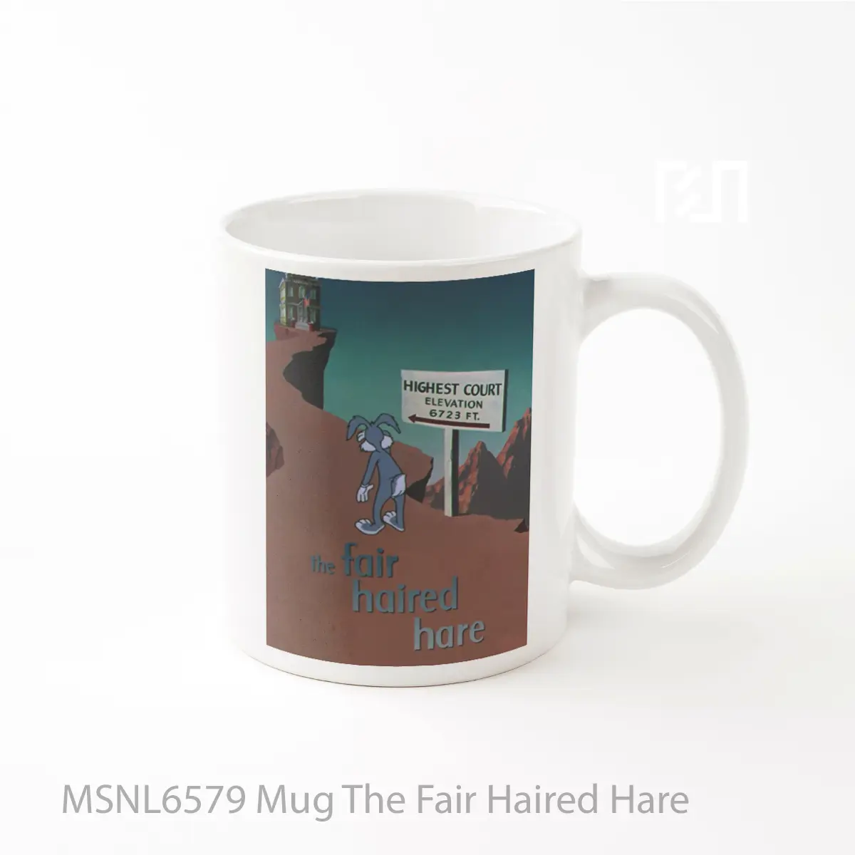 Mug The Fair Haired Hare Gelas Keramik Tema Film MSNL6579