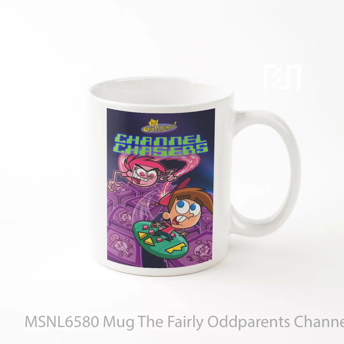 Mug The Fairly Oddparents Channel Chasers Gelas Keramik Tema Film MSNL6580