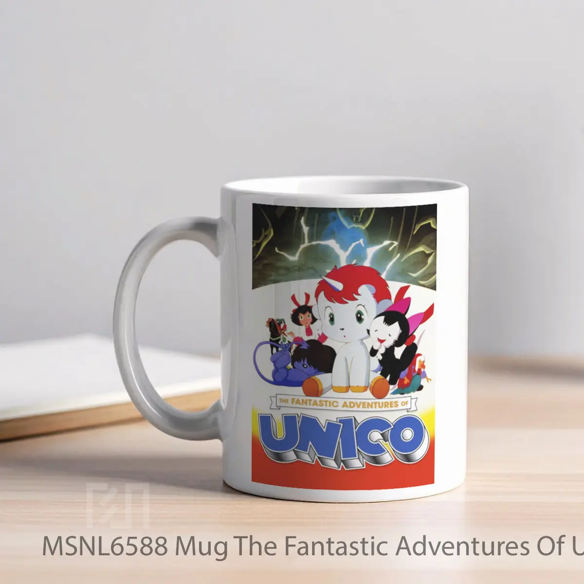Mug The Fantastic Adventures Of Unico Gelas Keramik Tema Film MSNL6588 - Tampak Kiri