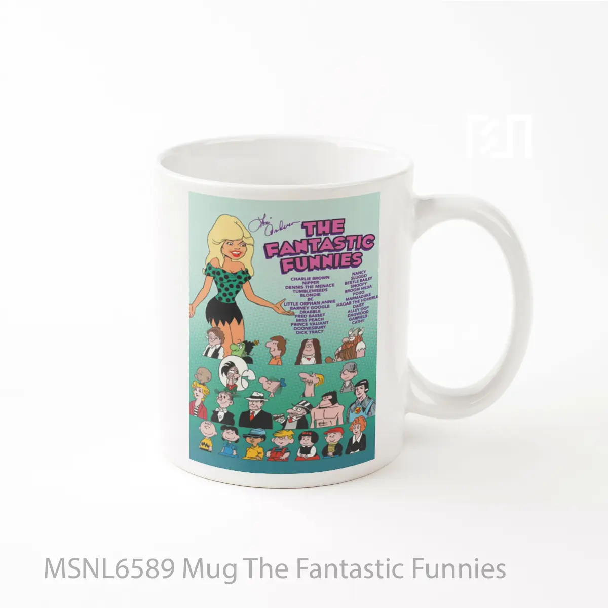 Mug The Fantastic Funnies Gelas Keramik Tema Film MSNL6589