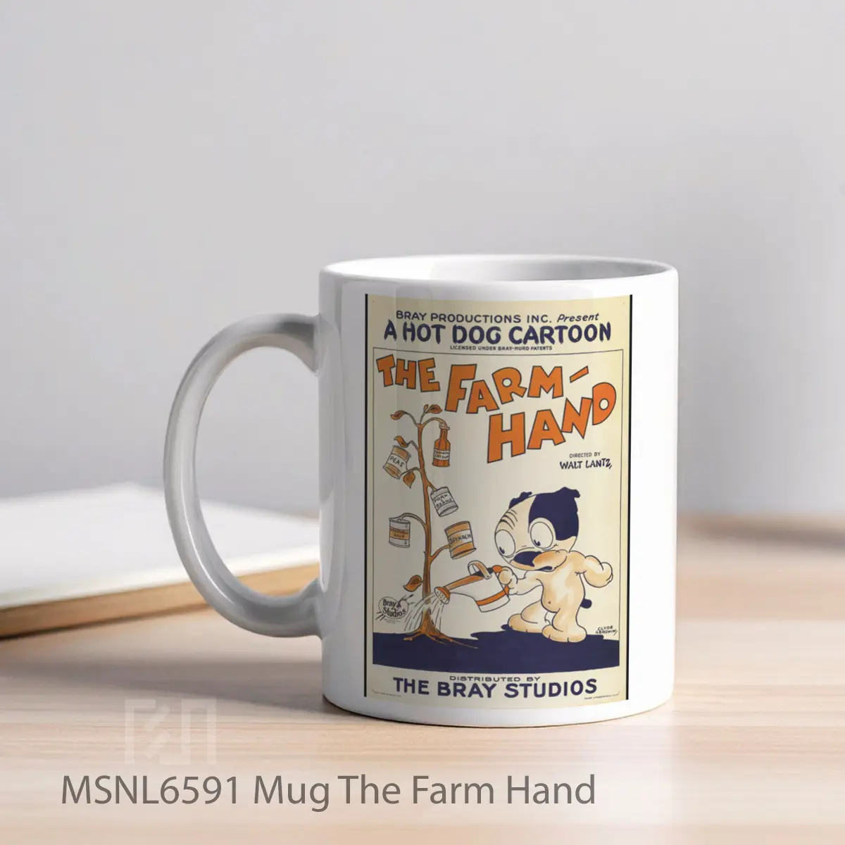 Mug The Farm Hand Gelas Keramik Tema Film MSNL6591 - Tampak Kiri