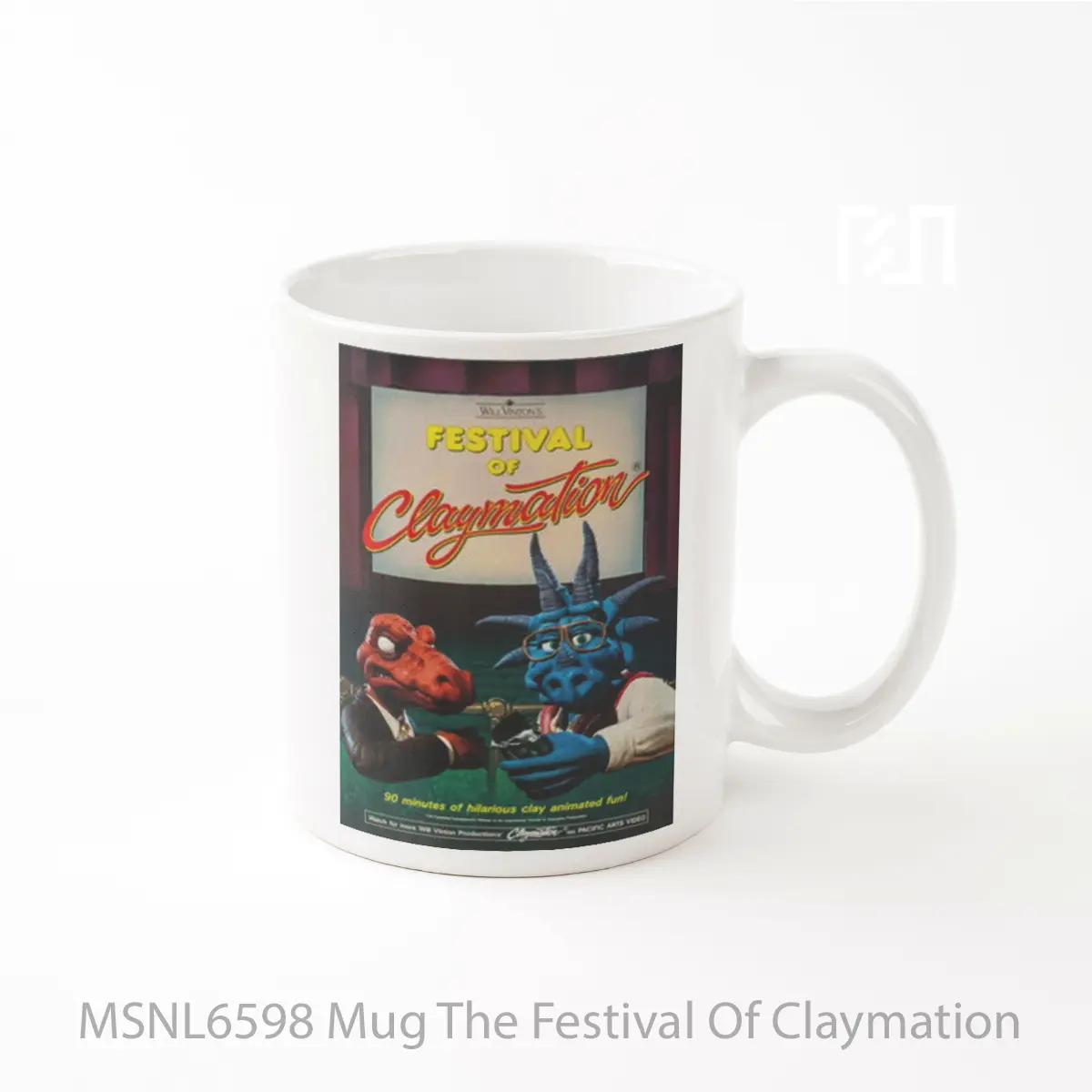 Mug The Festival Of Claymation Gelas Keramik Tema Film MSNL6598