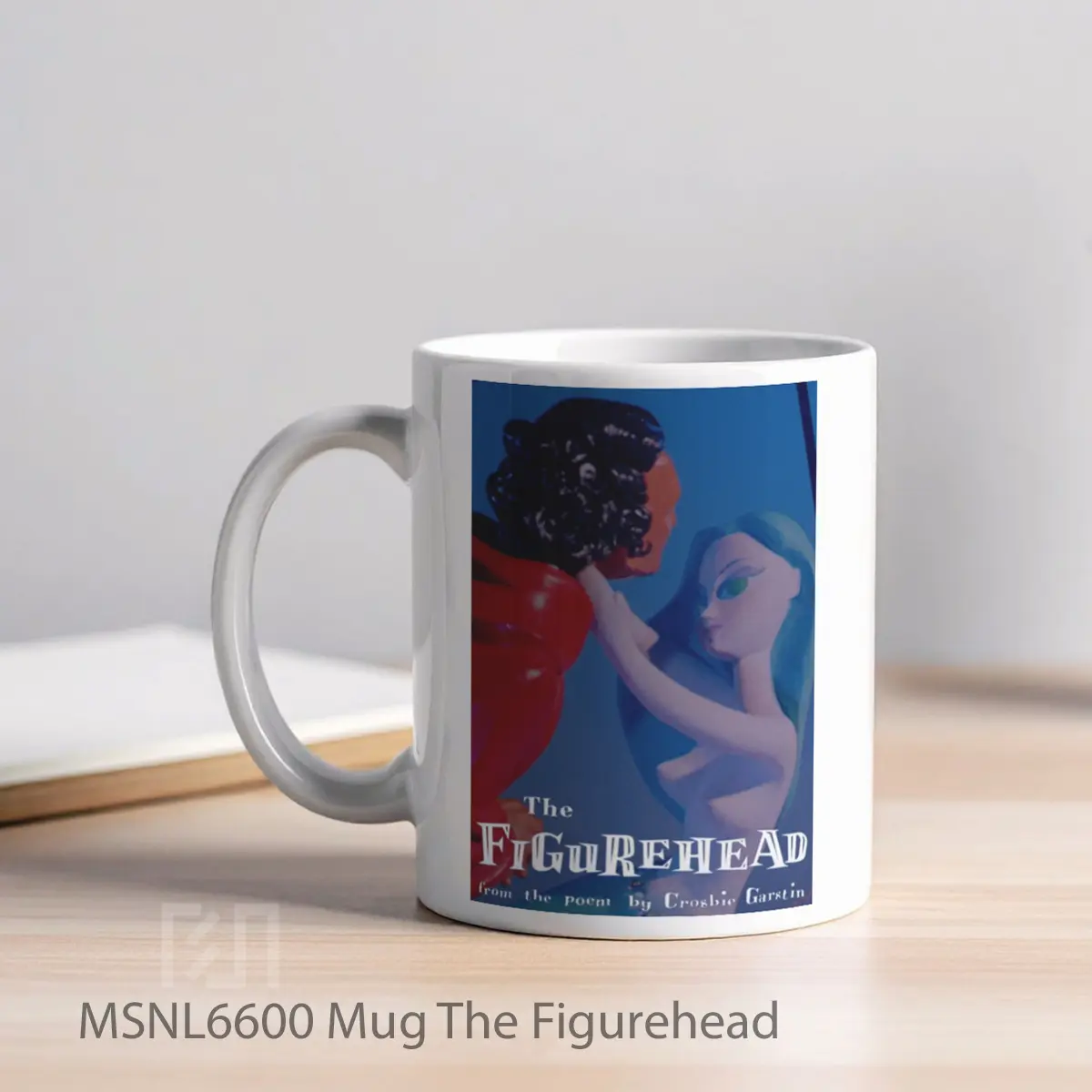 Mug The Figurehead Gelas Keramik Tema Film MSNL6600 - Tampak Kiri