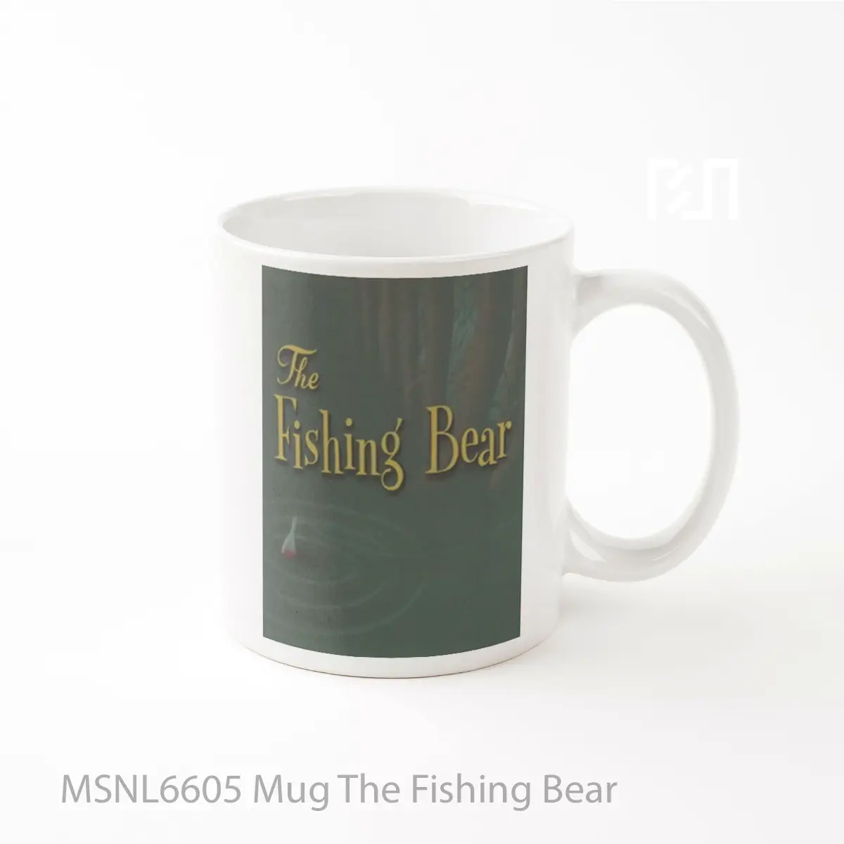 Mug The Fishing Bear Gelas Keramik Tema Film MSNL6605